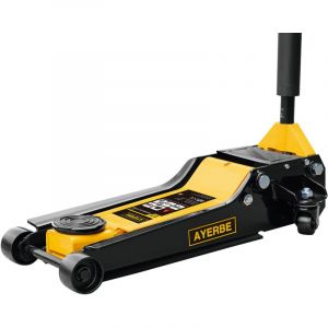 Maestro Ferretero - Cric hydraulique garage profil bas professionnel 3 tonnes hauteur 100-535 mm robuste