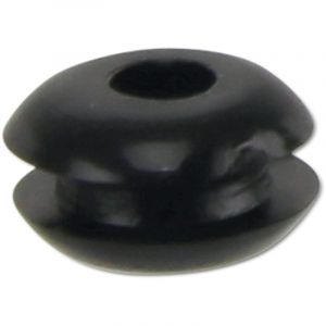 KSS Passe-c&acirc;ble PVC souple, noir, &eacute;paisseur de plaque 1,7, diam&egrave;tre trou 3, ouvert, 1 pi&egrave;ce