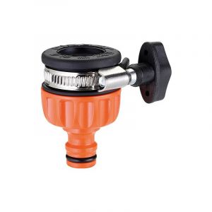 Prise d'eau voleuse-raccord robinet pour sorties plates d 15-20mm, avec bornes