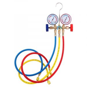 Jauges de collecteur de réfrigérant, outils de climatisation, compatible avec R12, R22, R404A et R134A
