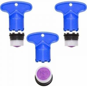 A&eacute;rateur de Mousseur Robinet M16 3pcs Insert Embout Robinet Cuisine Universel Economiseur d'eau pour Robinet avec 3pcs Cl&eacute; D&eacute;montage A&eacute;rateur Cl&eacute;