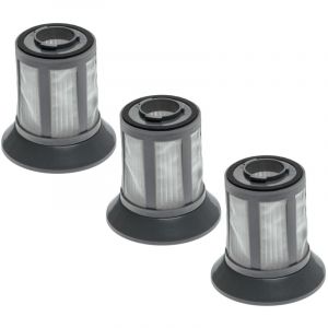 Lot de 3x filtres d'aspirateur compatible avec Bomann Eco-Cyclon bs 9012 cb, bs 9022 cb aspirateur - Filtre hepa + nylon contre les allergies - Vhbw