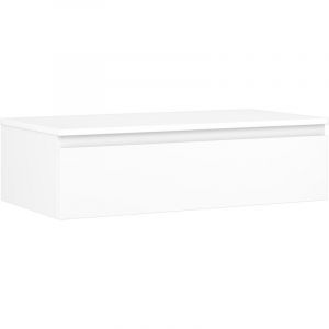 Mexen Orio meuble sous-lavabo 90 cm avec plateau, 1 tiroir, blanc mat - 91A10-09023-1-BFC01