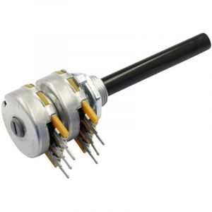 PC2G20BU cebs F1 L:50 A47K Potentiom&egrave;tre rotatif st&eacute;r&eacute;o 0.4 w 47 k&Omega; 1 pc(s) - Omeg