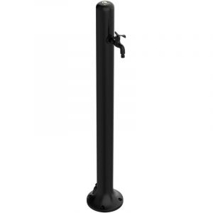 Fontaine De Jardin En Aluminium Noir Si Cm 100x17x7,5 Sined Fontana Alu Acqua Nera