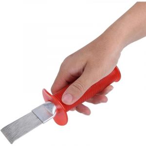 Sollbry Peigne à Ailettes de Climatiseur en Acier Inoxydable, Peigne à Ailettes de Condenseur de Climatiseur Nettoyant pour Ailettes de Climatiseur