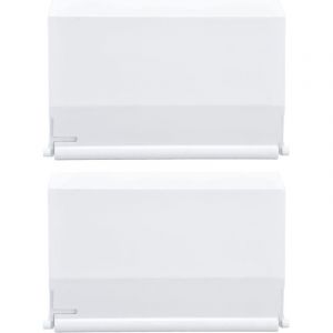 2 Pi&egrave;ces Couvercle D'&eacute;cumoire de Piscine 19.5X14Cm Volet pour Skimmer Couvercle D'&eacute;cumoire en Plastique Remplacement de Rabat de Porte de D&eacute;versoir