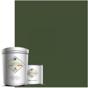 Peinture r&eacute;sine &eacute;poxy 0,75L BRILLANT 10m&sup2; Vert Crocodile