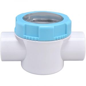 Clapet anti-retour de piscine, multi-usages G1-1/2 Clapet anti-retour de s&eacute;curit&eacute; en PVC pour piscine 50 mm Clapet anti-retour avec lentille de