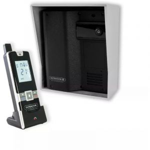 Interphone sans-fil ouverture g&acirc;che / portail via combin&eacute; - UltraCOM2 + visi&egrave;re argent&eacute;e + 1 combin&eacute;