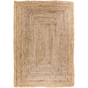 M&s - Tapis 180x240 cm en jute naturelle tress&eacute;e - flora