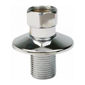 Comap - Raccord droit avec rosace m 3/8' - f 1/2' - Écrou prisonnier - Vendu par 2
