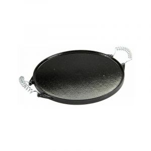 Plancha ronde en fonte émaillée ø 32 cm.