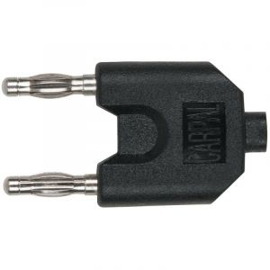 Tableau de connexions avec borne d'entr&eacute;e sur double raccord fiche banane