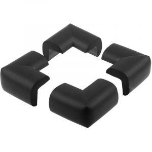 Lot de 4 protections d'angle Protection d'angle pour table et chemin&eacute;e Protection d'angle pour meubles et chemin&eacute;es Mousse souple Coussin d'angle de