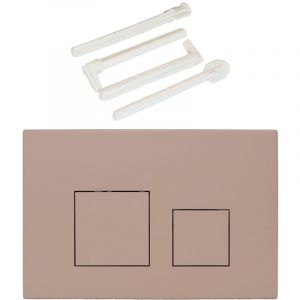 Plaque de commande WC suspendu – Compatible Geberit Sigma 20, UP300 & UP320 – Plaque de déclenchement Geberit pour chasse d’eau double, silencieuse,