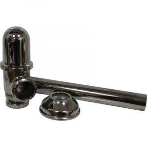 Cristina Ondyna - Siphon Bouteille Pour Lavabo Chrome Noir Robinetterie vidages AC36672
