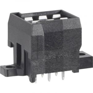 TE Connectivity Boîtier mâle (platine) série J-P-T Nbr total de pôles 18 Pas: 5.60 mm 963357-2 1 pc(s)