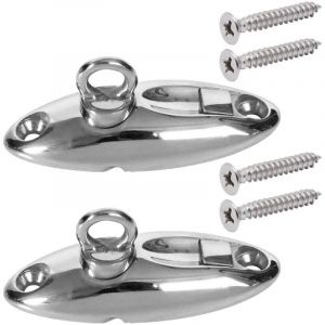 jeux de crochets de pare-battage &agrave; d&eacute;gagement rapide, crochets de pare-battage marins en acier inoxydable 316 avec vis, clips &agrave; d&eacute;gagement rapide