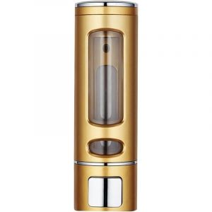 Distributeur De Savon Simple De 400 Ml, Distributeur Mural De Gel Douche, Pot &agrave; Savon, Accessoires De Toilette De Salle De Bain, Dor&eacute;