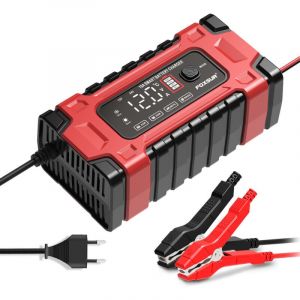 Benobby Kids - Chargeur de batterie automatique foxsur 12 V/10 a 24 V/5 a, dispositif intelligent de charge et de réparation d'impulsions, mainteneur
