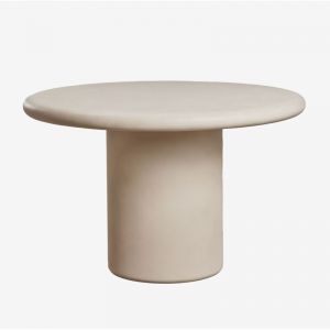 Sklum - Table de jardin ronde en ciment Namara &Oslash;120 cm