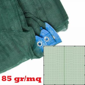 Brixo - R&eacute;seau d'olives renforc&eacute; et &oelig;illet pour tout le tissu vert pour le tissu vert 85 gr / m&sup2; 7x10 mt