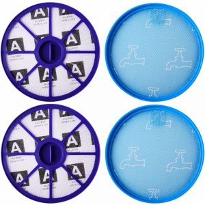 Kit 2 Remplacement Filtre Lavable pour Aspirateur Dyson DC29 DC19 DC19T2 DC20 DC21