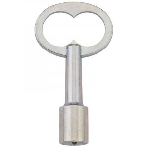 Cl&eacute; carr&eacute; femelle 9mm acier - ROBERT COUILLET - 54.409