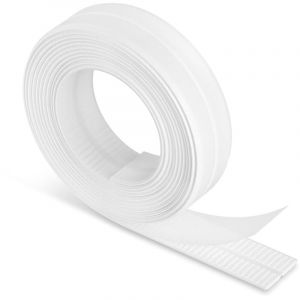 Joint Salle de Bain, 3,35m22mm Bande Etancheite Autocollante, Ruban D'&eacute;tanch&eacute;it&eacute; Auto-Adh&eacute;sif en PVC pour Baignoire, Salle de Bain, Cuisine,