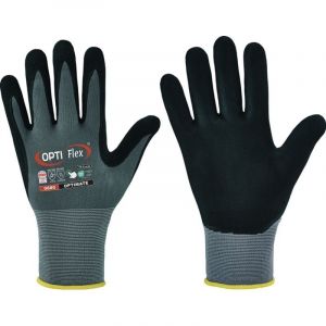 Opti Flex - Gant optimate taille 7 gris/noir en 420, en 388 catégorie epi ii en 420, en 388