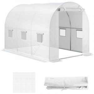 B&acirc;che de Rechange pour Serre 300 x 200 x 200 cm, Toiture Transparente R&eacute;sistante aux Intemp&eacute;ries, Protection Durable pour Abri de Jardin et Serre de