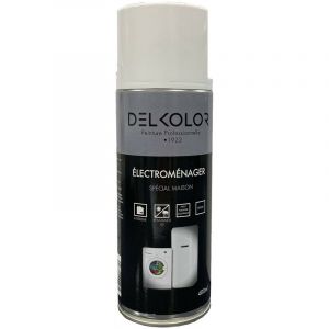 Delkolor - Peinture Spéciale Electroménager en Aérosol 400ml Couleur: blanc