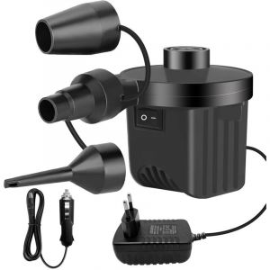 Pompe &agrave; Air &Eacute;lectrique Gonfleur D&eacute;gonfleur, Gonfleur avec 3 Buses Pompe &agrave; Pagaies Haute Puissance pour Matelas Pneumatique, Matelas Gonflables