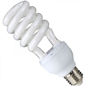 Economy Ampoule spirale &agrave; &eacute;conomie d'&eacute;nergie Lampe (spirale, E27, couleur blanc,6500K, blanc , 45w) [Classe &eacute;nerg&eacute;tique A]
