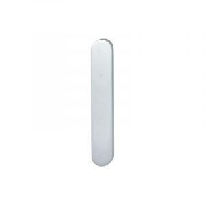 Hoppe - Plaque longue borgne face extérieure Aspect inox x - Aspect inox