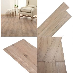 Vidaxl - Planches de plancher pvc autoadhésif 2,51 m² 2 mm Marron chêne - Carrelage Pvc - Planchers Pvc - Revêtement De Sol Pvc - Imitation Bois