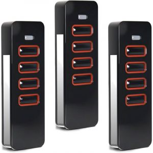 868Mhz Telecommande Portail f&uuml;r Sommer 4018 Pearl,T&eacute;l&eacute;commande de Garage f&uuml;r Sommer 4018V000,4 Canaux Handsender f&uuml;r Sommer(3pcs)