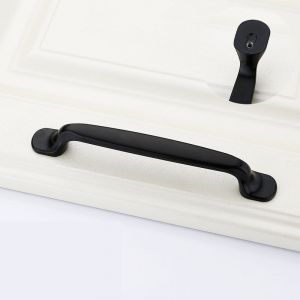 20 Pi&egrave;ces Poign&eacute;e Porte Cuisine Noir Meubles de Chambre Cuisine Armoire Porte Poign&eacute;es Meubles Poign&eacute;e Tire avec Vis Alliage Aluminium la Poign&eacute;e de
