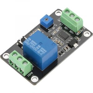 Retardateur minuterie relais module DC 5V/12V/24V &ndash; Auto-verrouillage et anti-retour &ndash; R&eacute;glage 0,1s &agrave; 120s &ndash; Id&eacute;al pour contr&ocirc;le &eacute;lectrique