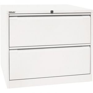 Classeur pour dossiers suspendus &agrave; 2 rang&eacute;es, 2 tiroirs - Bisley