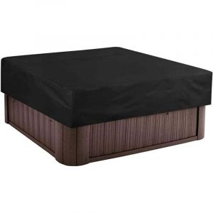 Housse de protection pour jacuzzi, housse carrée pour jacuzzi extérieur, résistante aux UV, imperméable, anti-poussière, pour spa gonflable,
