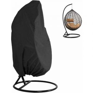 Housse imperm&eacute;able pour fauteuil suspendu de jardin, housse r&eacute;sistante aux intemp&eacute;ries pour fauteuil suspendu en forme d'&oelig;uf.