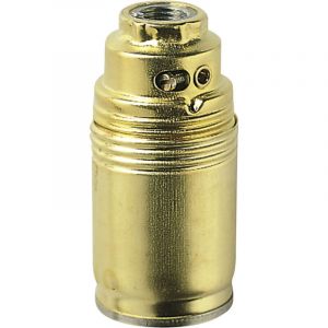 VIMAR - 02146 Douille E14 M10x1 cm + laiton capitonn&eacute;/lis