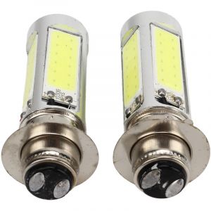 Pour ampoule led suzuki ltz pour 12v30/30w hs/p15d-25-1 12VLight Ampoules, 2x 6000K H6M cob Blanc led Couleur Ampoule de phare antibrouillard de