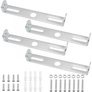 4 Pièces Plaque de Suspension pour Plafonnier 105mm Plafond Pendentif Support de Lumière avec Vis Accessoires pour Bureau à Domicile Plafond