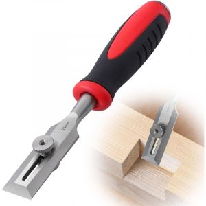 CCYKXA Ciseau &agrave; Bois, Ciseau Plat limit&eacute;, Ciseau &agrave; D&eacute;couper le Bois, Ciseau &agrave; Bois CRV, Ciseaux D'&eacute;tabli pour Charpentier, Artisan, Cadre de Sculpture