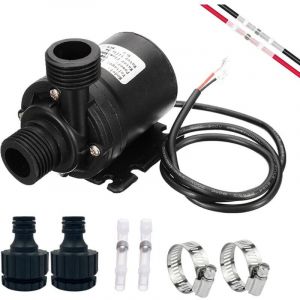 Paryou &ndash; Pompe immerg&eacute;e 12V &ndash; Mini pompe submersible 800L/h &ndash; Hauteur de refoulement 6m &ndash; &Eacute;tanch&eacute;it&eacute; IP68 &ndash; Pour aquariums et fontaines