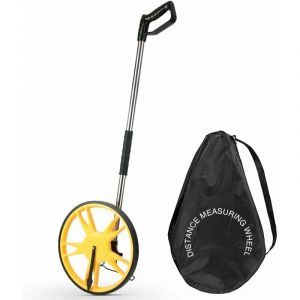 Roulette de Mesure Pliable de Pr&eacute;cision avec Roue de Mesure de Distance 99.999,9 m Mesure M&eacute;trique des Roues et du Ruban, Sac de Transport (pliable)