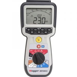 Megger - MIT485/2 Appareil de mesure de l'isolation 50 v, 100 v, 250 v, 500 v 100 gω W299923